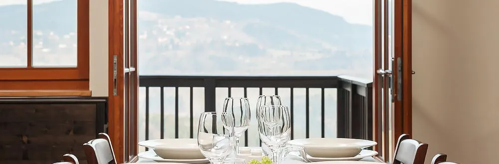 Výhled z restaurace Hotelu Aneta